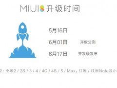 6月1日開(kāi)放公測(cè) MIUI 8公測(cè)支持機(jī)型匯總