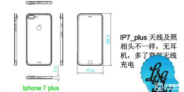 iPhone 7、7 Plus設(shè)計(jì)圖曝光：看完買誰 秒懂！