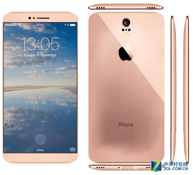 無(wú)Home鍵白帶消失 iPhone 7概念圖曝光 