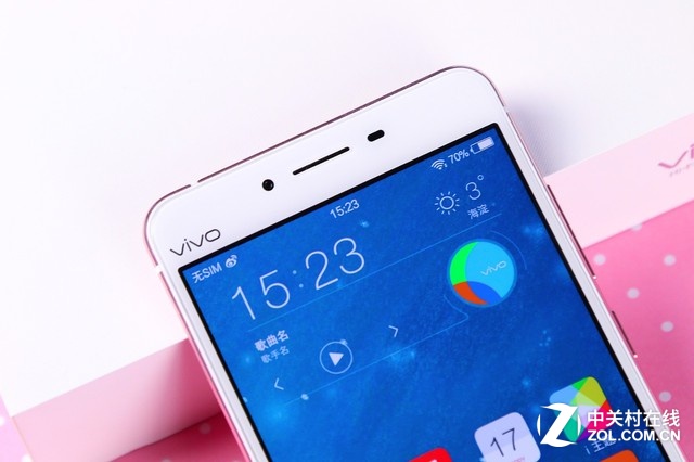 粉嫩誘人 玫瑰金版vivo X6Plus真機圖賞